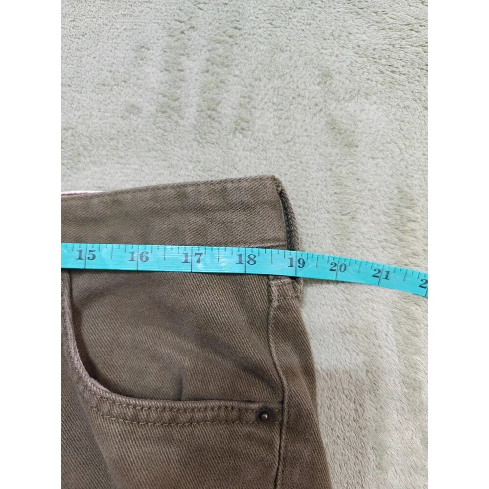 Lands End Traditional Fit Pants Mens 38 Brown 100% Cotton 5 Pocket Corduroy 38x2